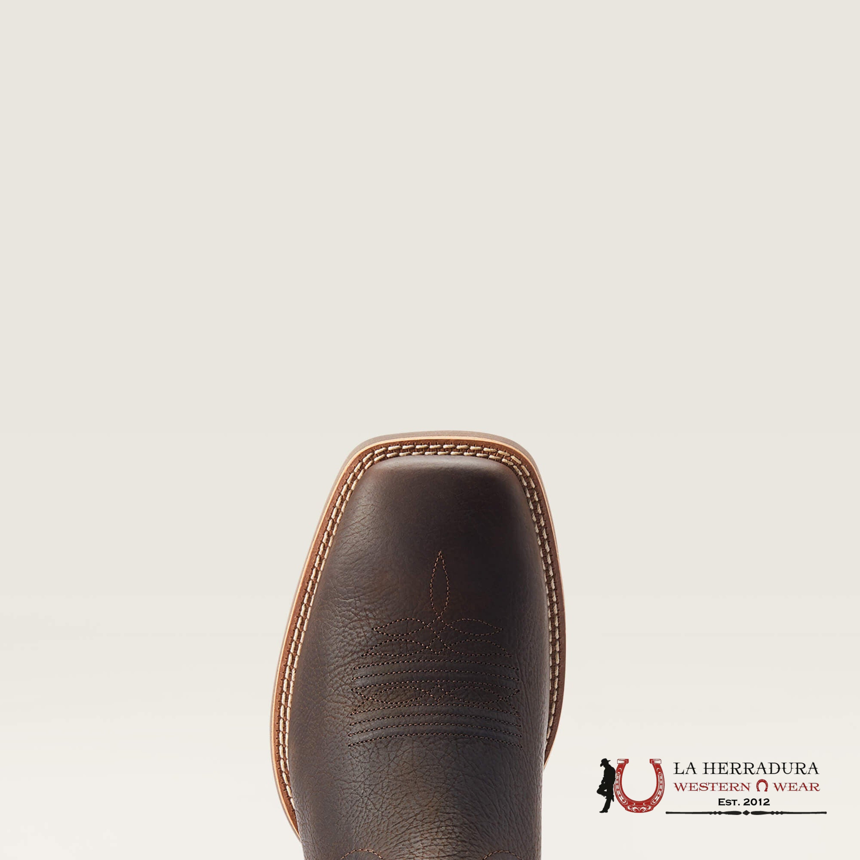 Mens Ariat Cowpuncher Ventek Dark Brown/Golden Mustard Botas Hombres