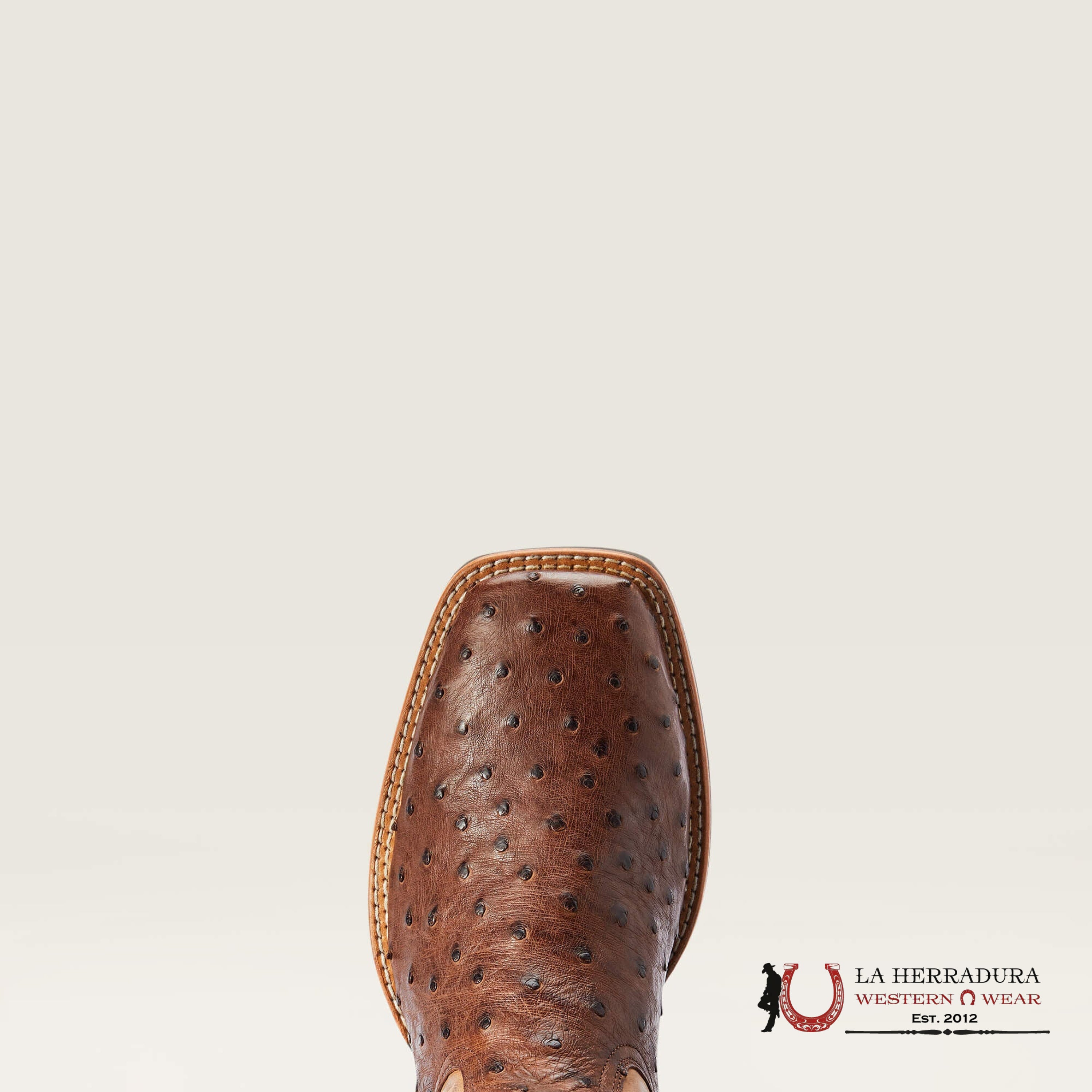 MENS ARIAT DAGGER DARK TABACO FULL QUIL OSTRICH TANNIN 10042475 BOTAS HOMBRES