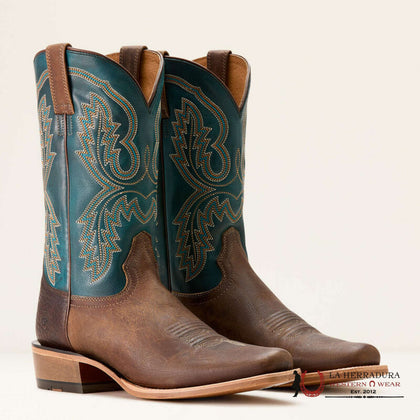 BOTAS CUADRA ESTILO RODEO AVESTRUZ BLACKCHERRY LASER &amp; BORDADO S