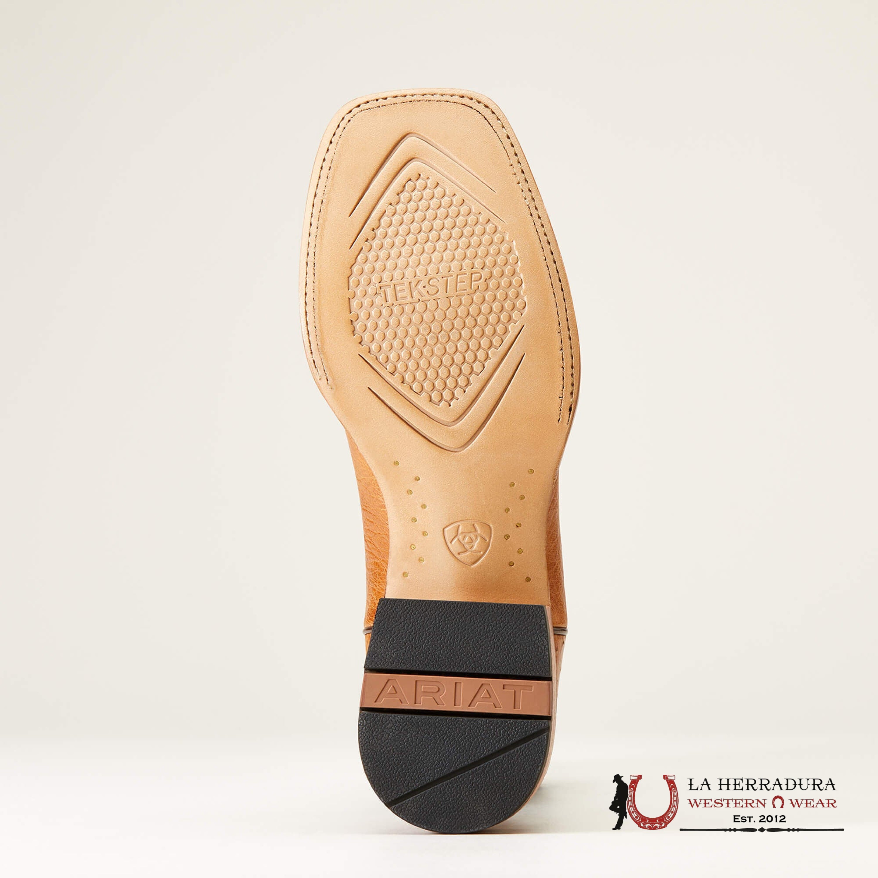 Mens Ariat Haywire Antique Tan Smooth Quill Ostrich/Midnight Black Botas Hombres