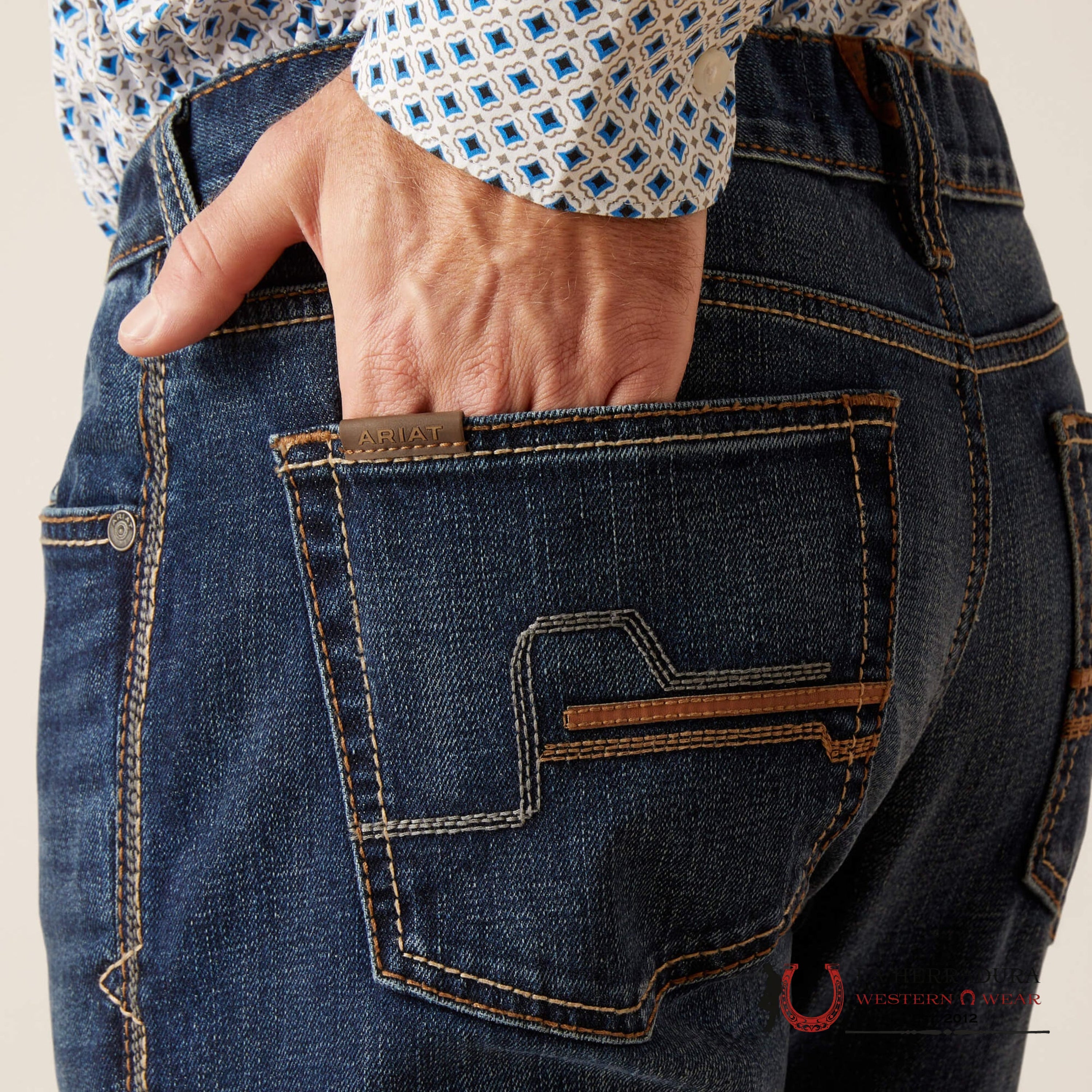 Men’s Ariat M8 Modern Slim Leg DENALI -10047313 ARIAT JEANS