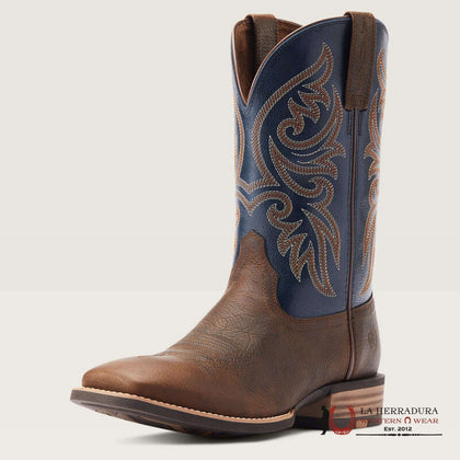 BOTAS CUADRA ESTILO RODEO AVESTRUZ BLACKCHERRY LASER &amp; BORDADO S