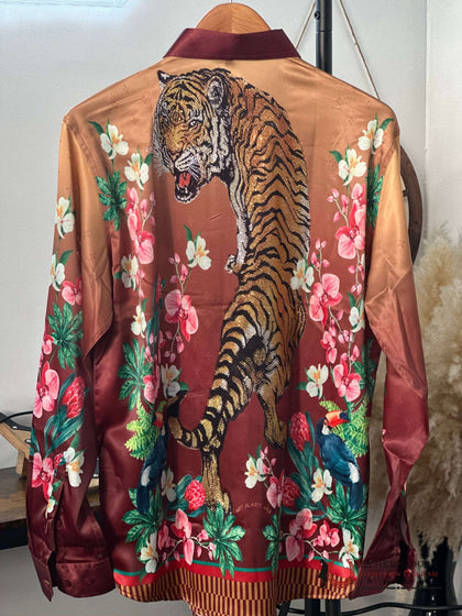 MENS Barocco PREDRERIA MULTI FLOWER SILK SHIRT LPR42