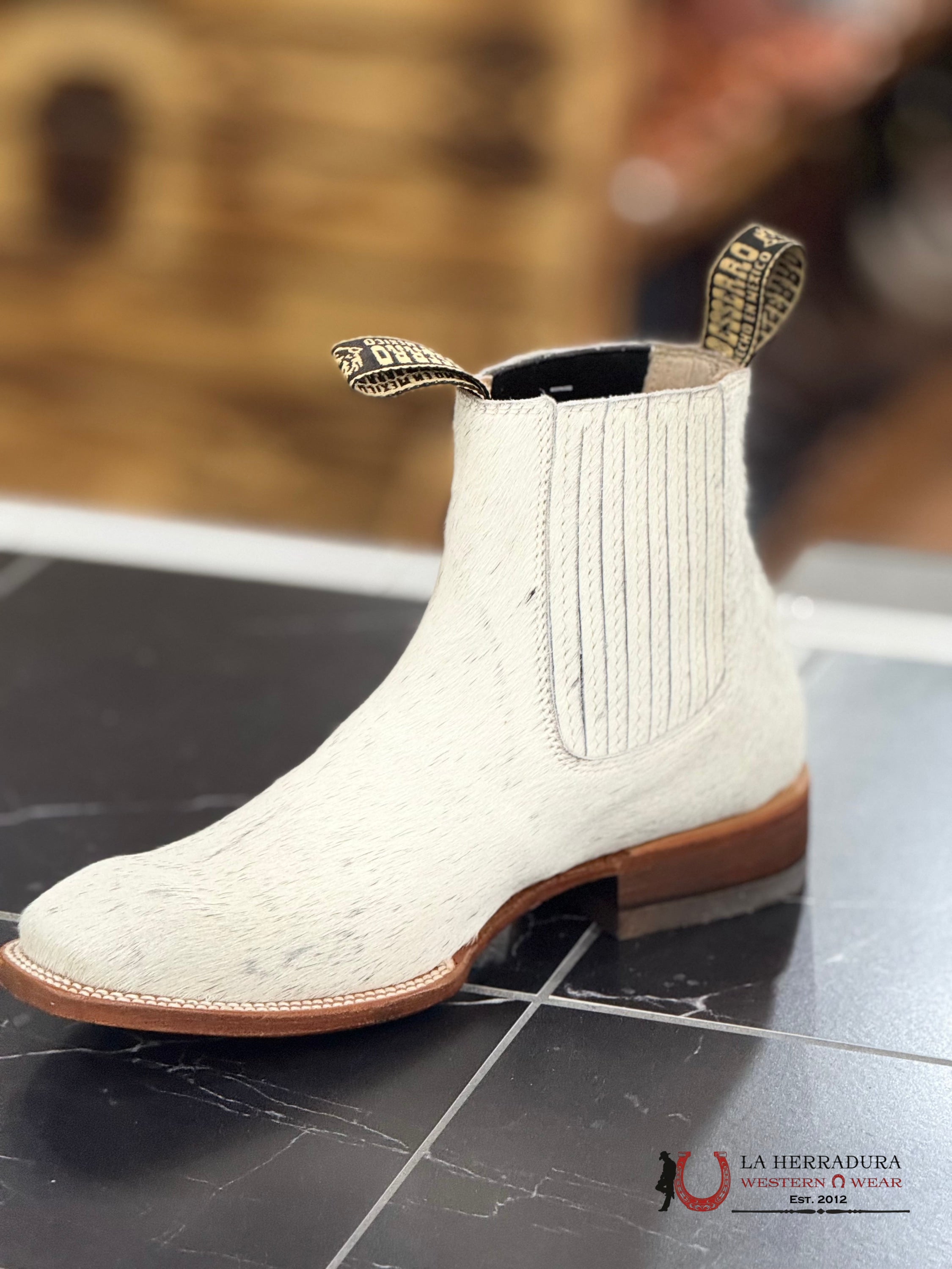 MENS BESSERRO PELO/COWHIDE SHORT BOOT BOTAS HOMBRES