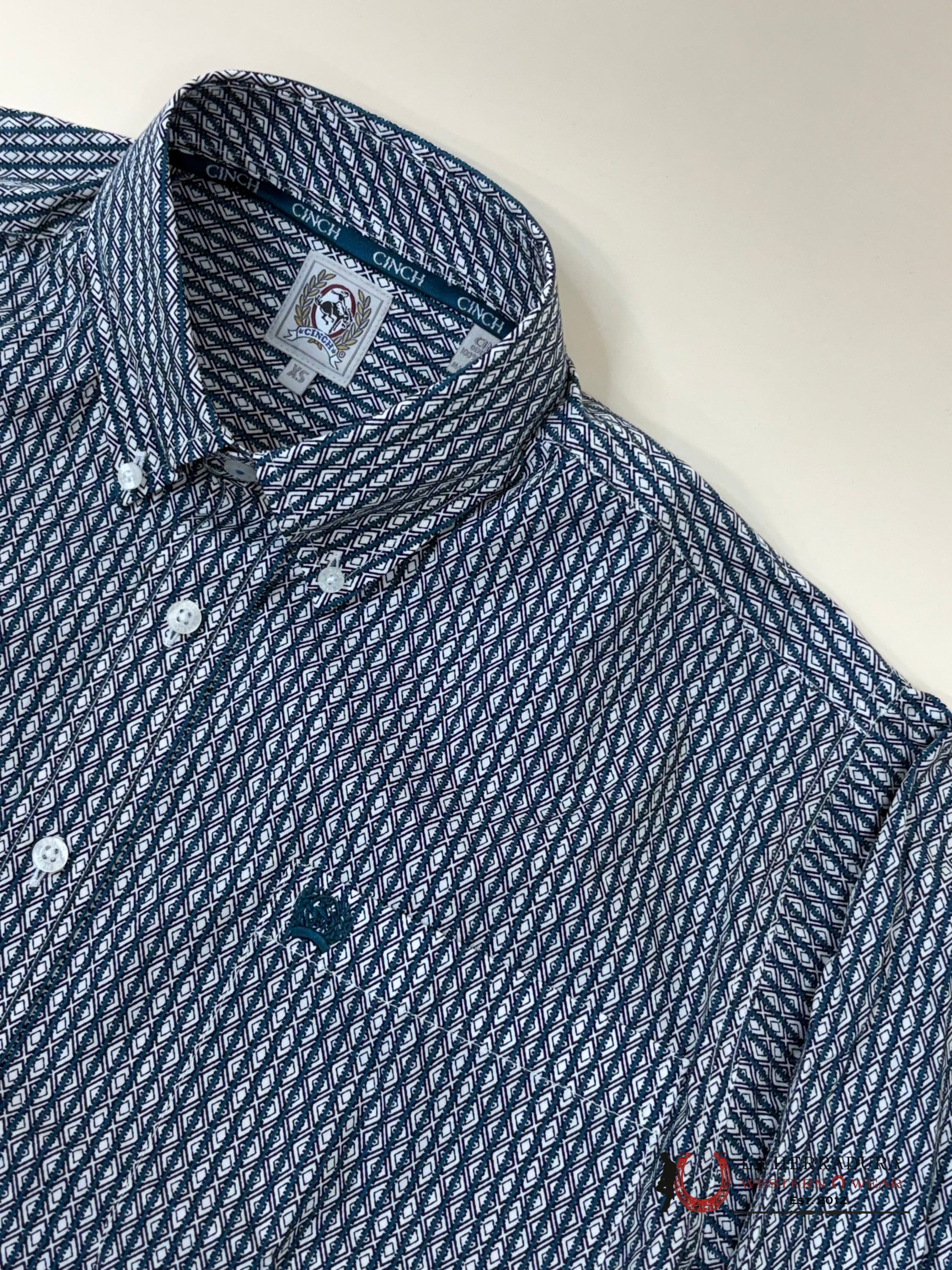 Men’s Blue Western Style Longsleeve Shirt Mtw1105867 Ropa Hombres