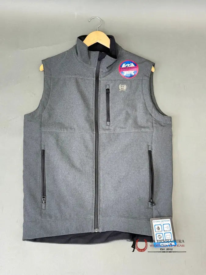 Men’s Cinch Grey Vest Ropa Hombres