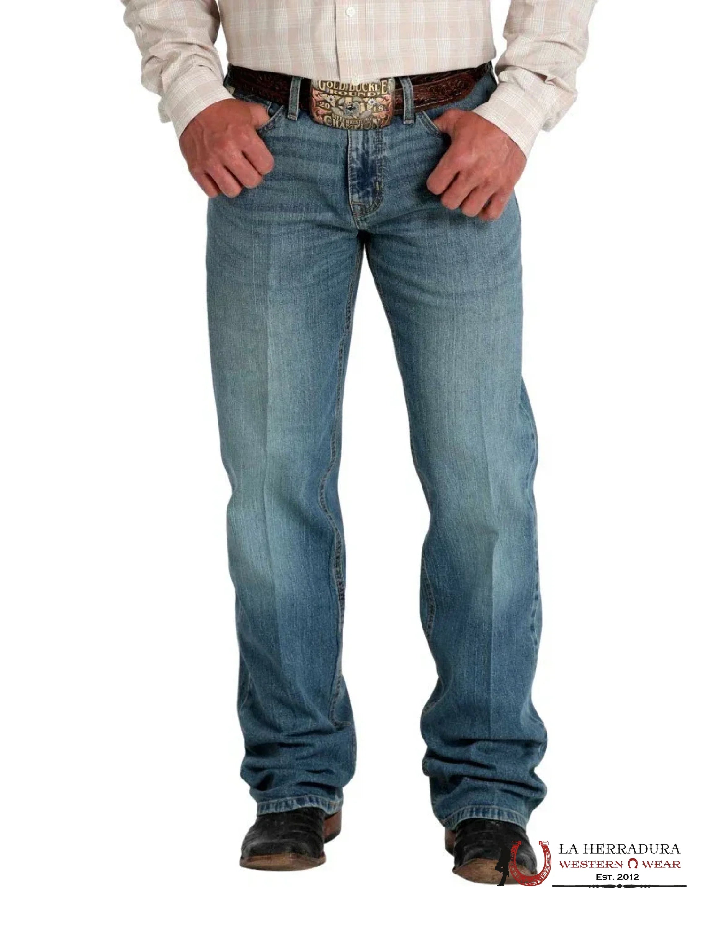 MENS CINCH JEAN GRANT RELAXED BOOT CUT MID RISE MB31337001 ROPA HOMBRES