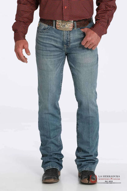 MENS CINCH JEAN IAN SLIM FIT LIGTH STONE-MB31236001