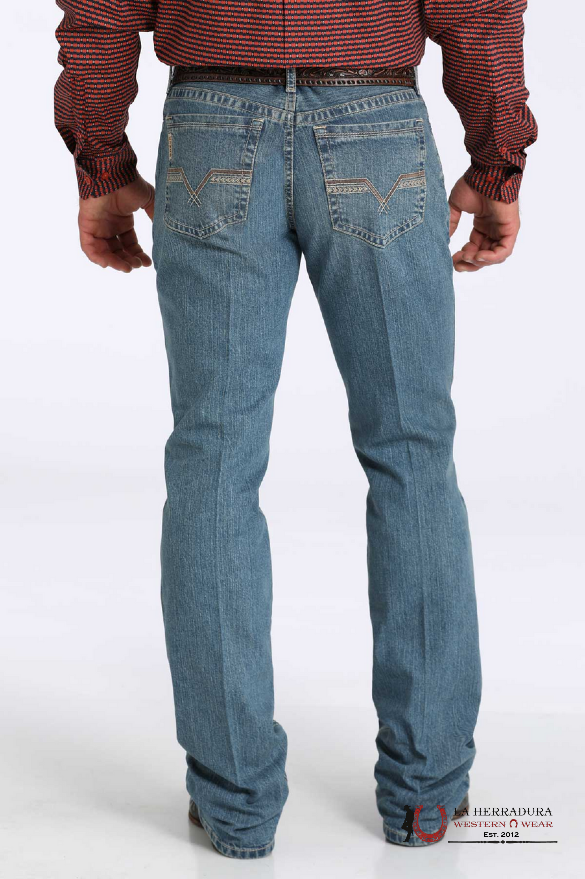 MENS CINCH JEAN IAN SLIM FIT LIGTH STONE MB31236001 ROPA HOMBRES