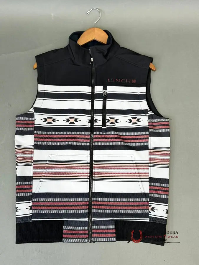 Men’s Cinch White Aztec Vest Ropa Hombres