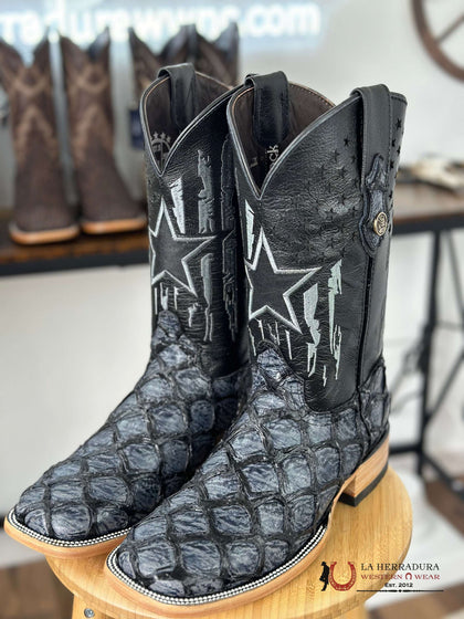 BOTA PIRARUCU GRIS AZULADO PARA HOMBRE