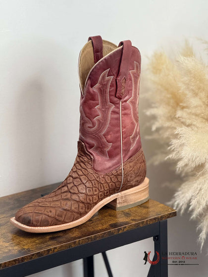 MENS CORRAL CAIMÁN AMERICANO EXÓTICO PUNTA CUADRADA-A4222