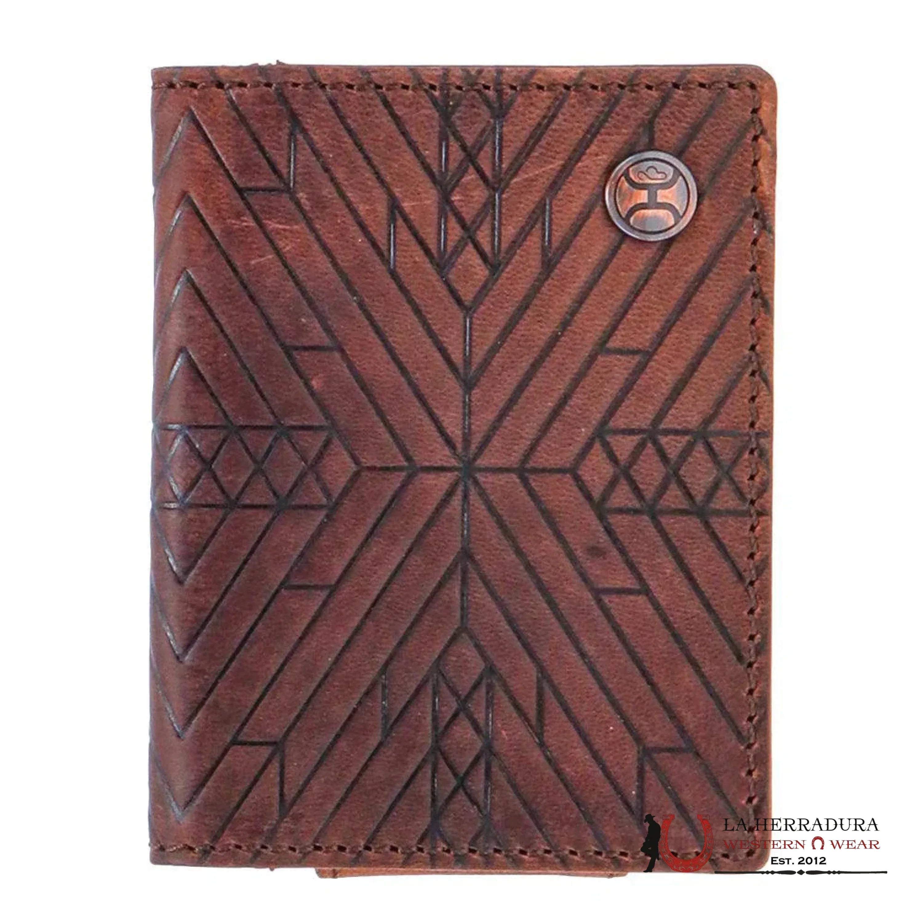 MENS HOOEY BROWN AZTEC BI-FOLD WALLET- HFBF005-BR ACCESORIOS
