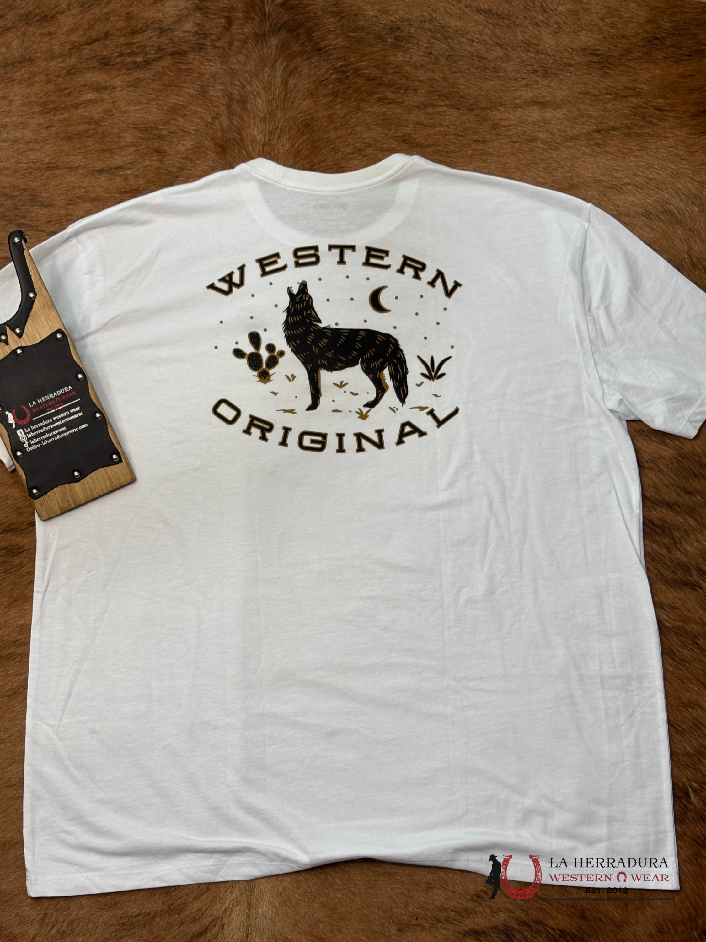 Men’s Hooey T shirt white HT1683WH ROPA HOMBRES