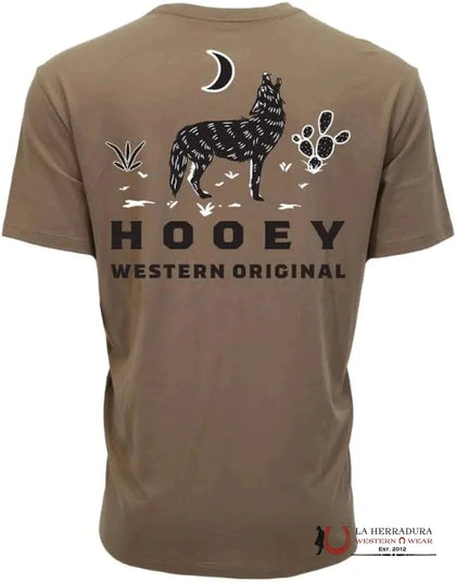 CAMISETA HOOEY PARA HOMBRE - COYOTE SHITAKE MARRÓN HT1888BR