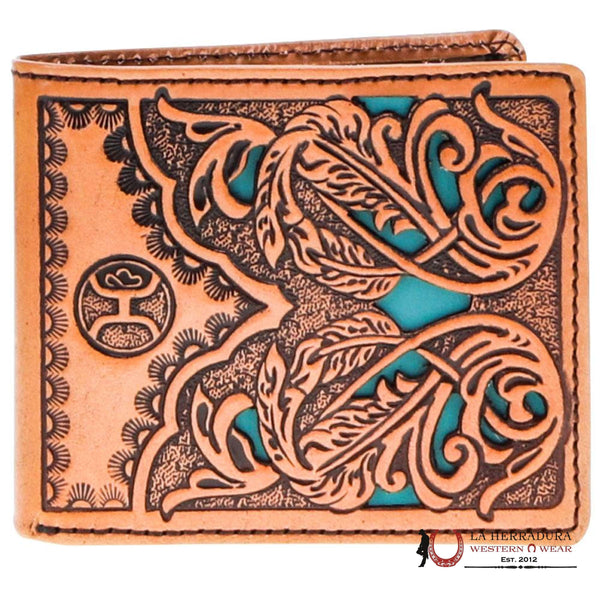 CARTERA DE HOMBRE HOOEY PLEGABLE TURQUESA - HBF017-TNTQ