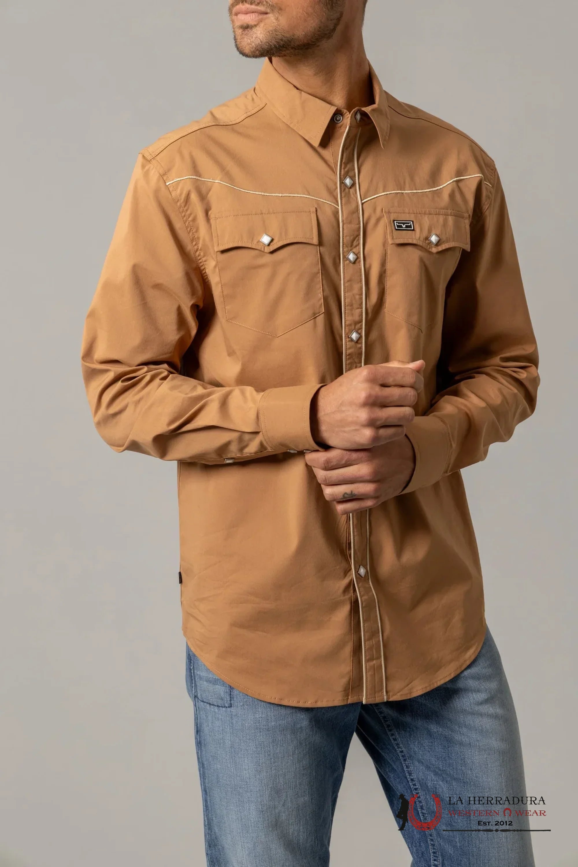 Men’s Kim Ranch Long Sleeve Button Up Laneboro Shirt ROPA HOMBRES