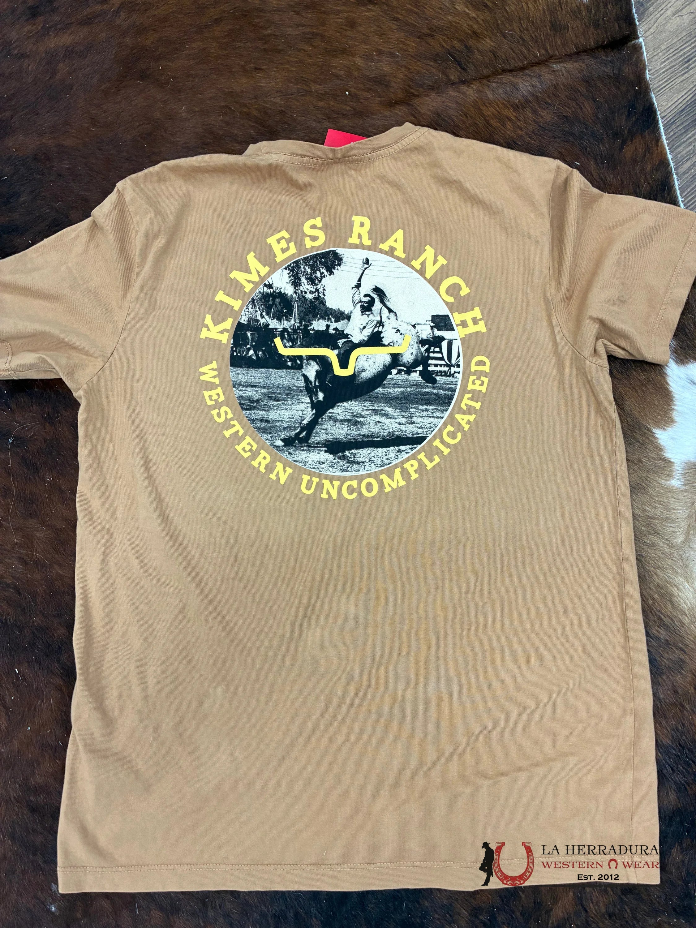 MENS KIMES BROWN T-SHIRT 1956 ROPA HOMBRES