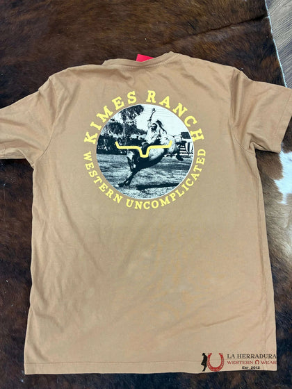 CAMISETA MARRÓN KIMES PARA HOMBRE 1956