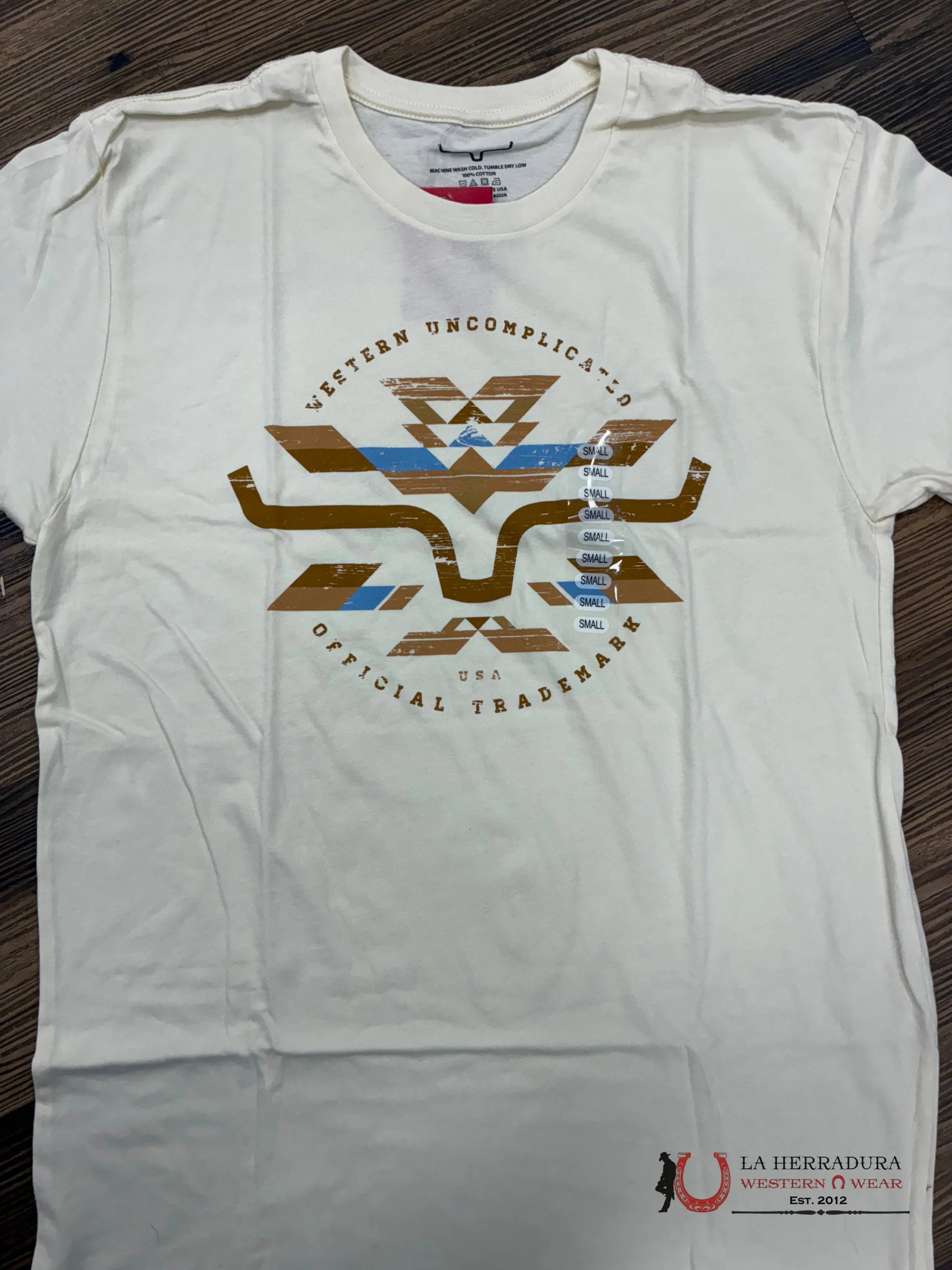 MENS KIMES CIRCULAR SERAPE T-SHIRT TAN ROPA HOMBRES