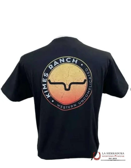 MENS KIMS RANCH - BLACK DUSK TSHIRT