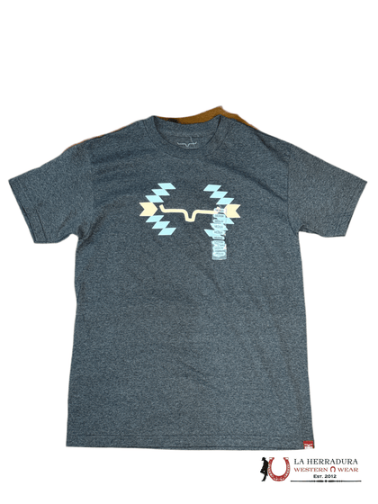 CAMISETAS DE HOMBRE KIMS RANCH - CACTUS SUNSET CHARCOAL HEATHER- 53062115