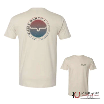 MENS KIMS RANCH -DUSK CREAM TSHIRT