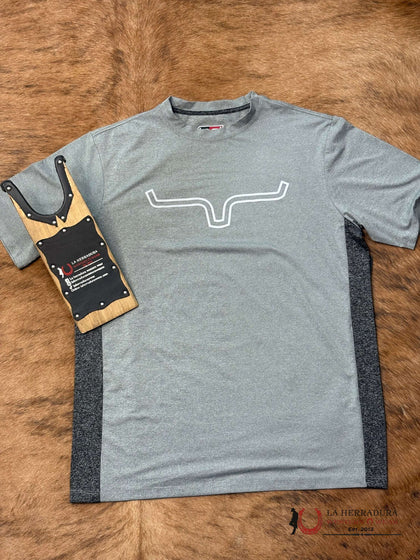 MENS KIMS RANCH -GREY HEATHER TSHIRT