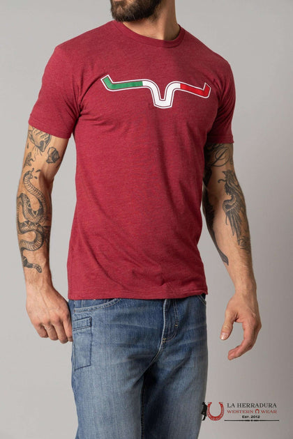 MENS KIMS RANCH -SEMANA CARDINAL TSHIRT