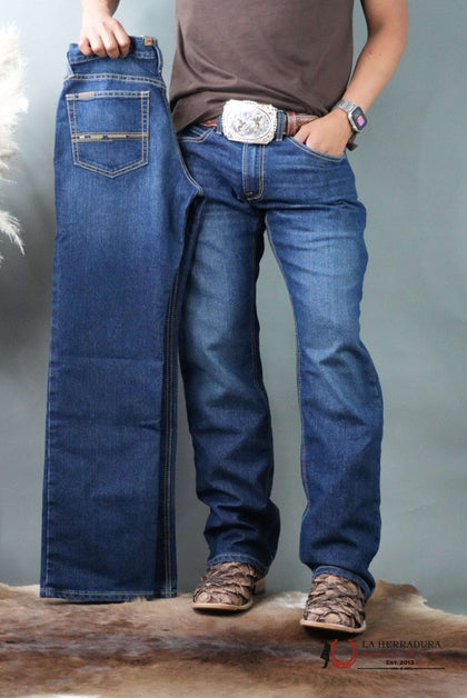 MENS M4 ARIAT HAMPTON RELAXED BOOT CUT JEANS 10061400