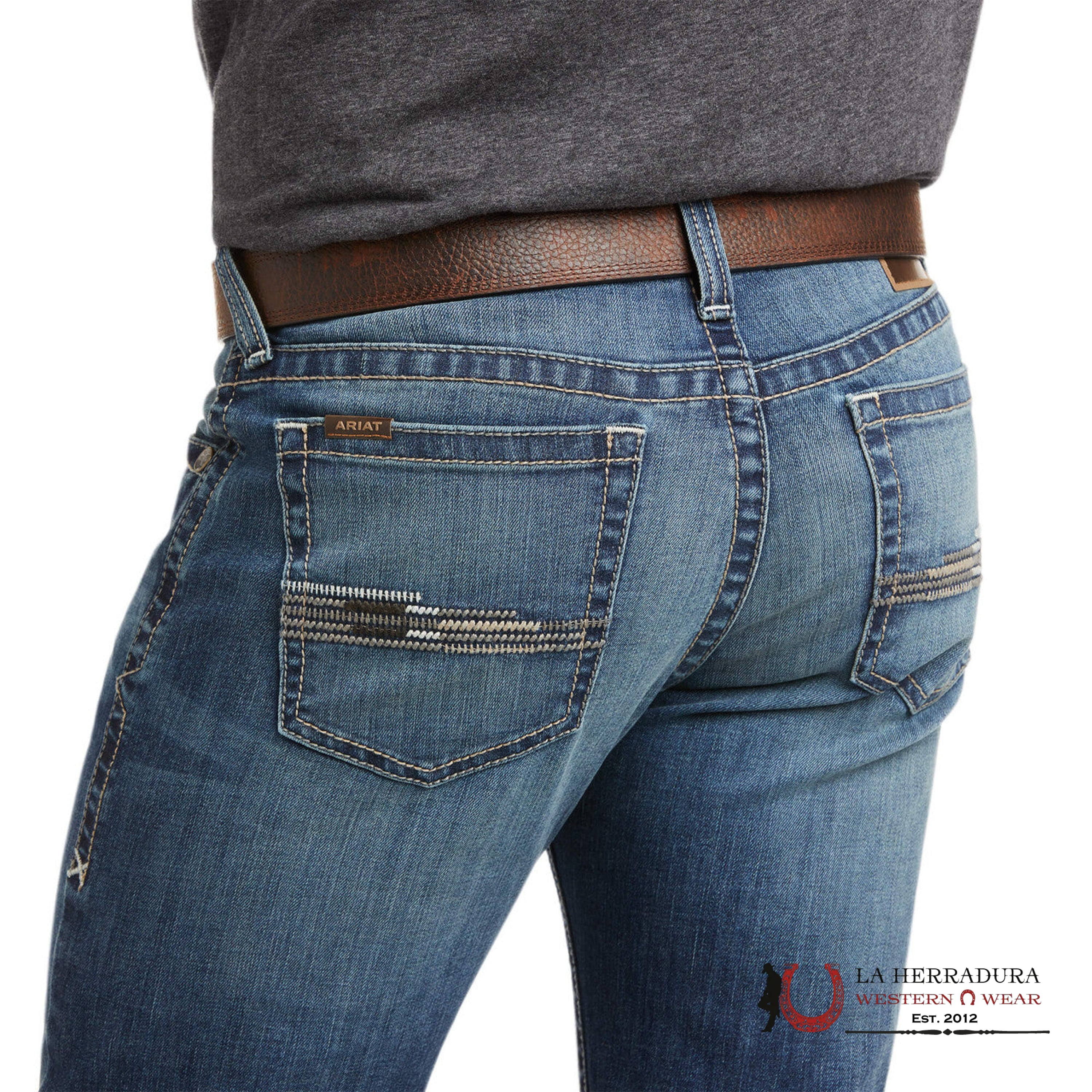 MENS M7 ARIAT SLIM FIT OFFROAD DARK 10037965 ARIAT JEANS