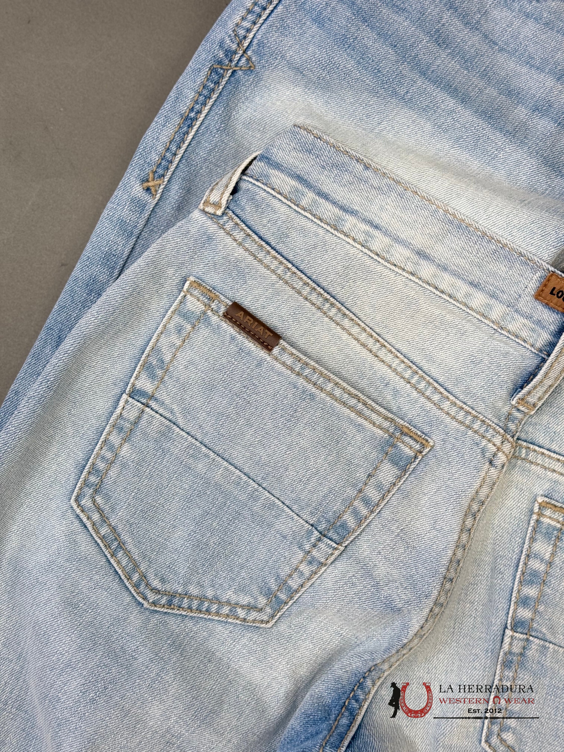 MENS M7 ARIAT WASH LELAND SLIM BOOT CUT JEANS 1402 ARIAT JEANS