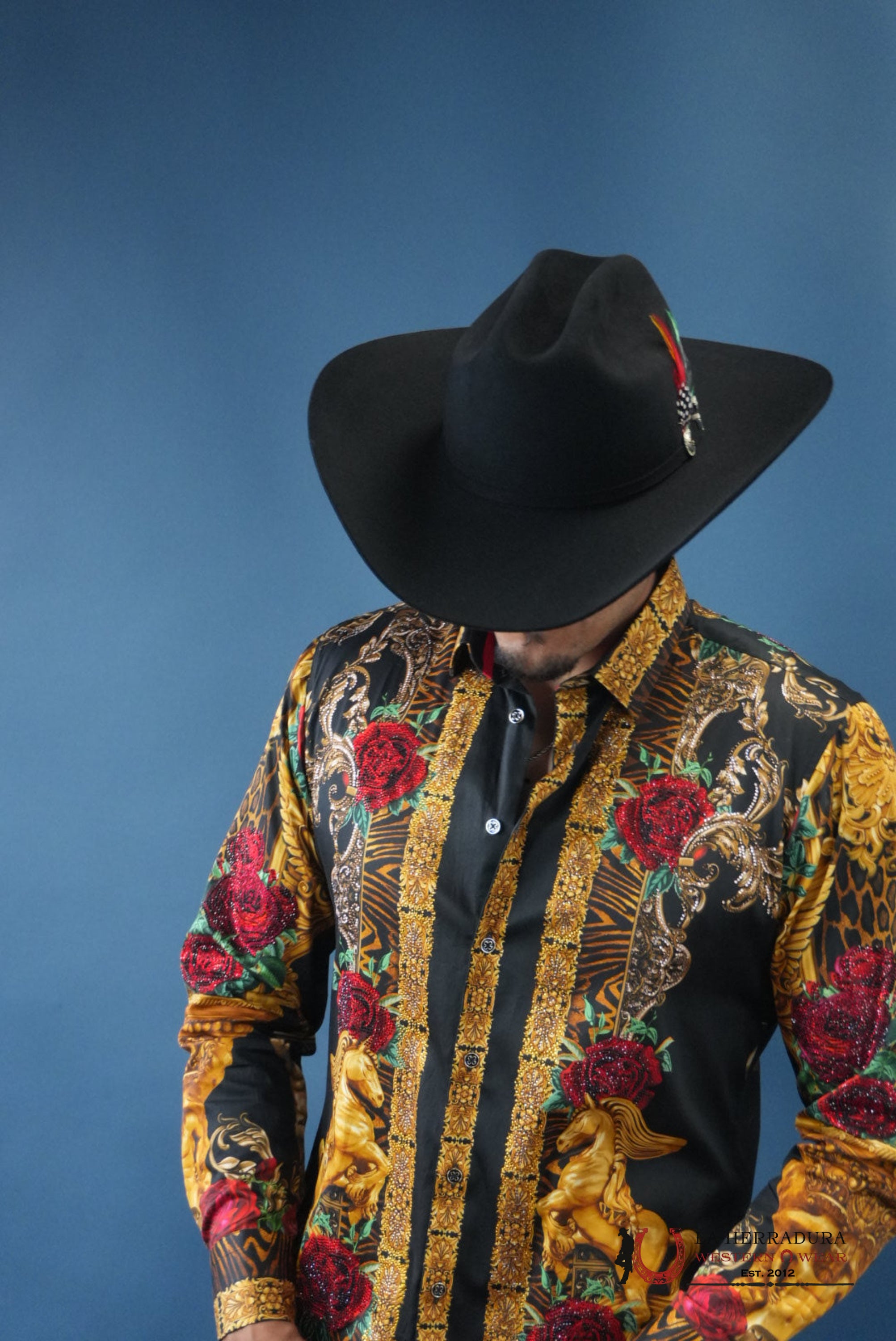 MENS PEDRERIA BLACK GOLD ROSAS 418 ROPA HOMBRES