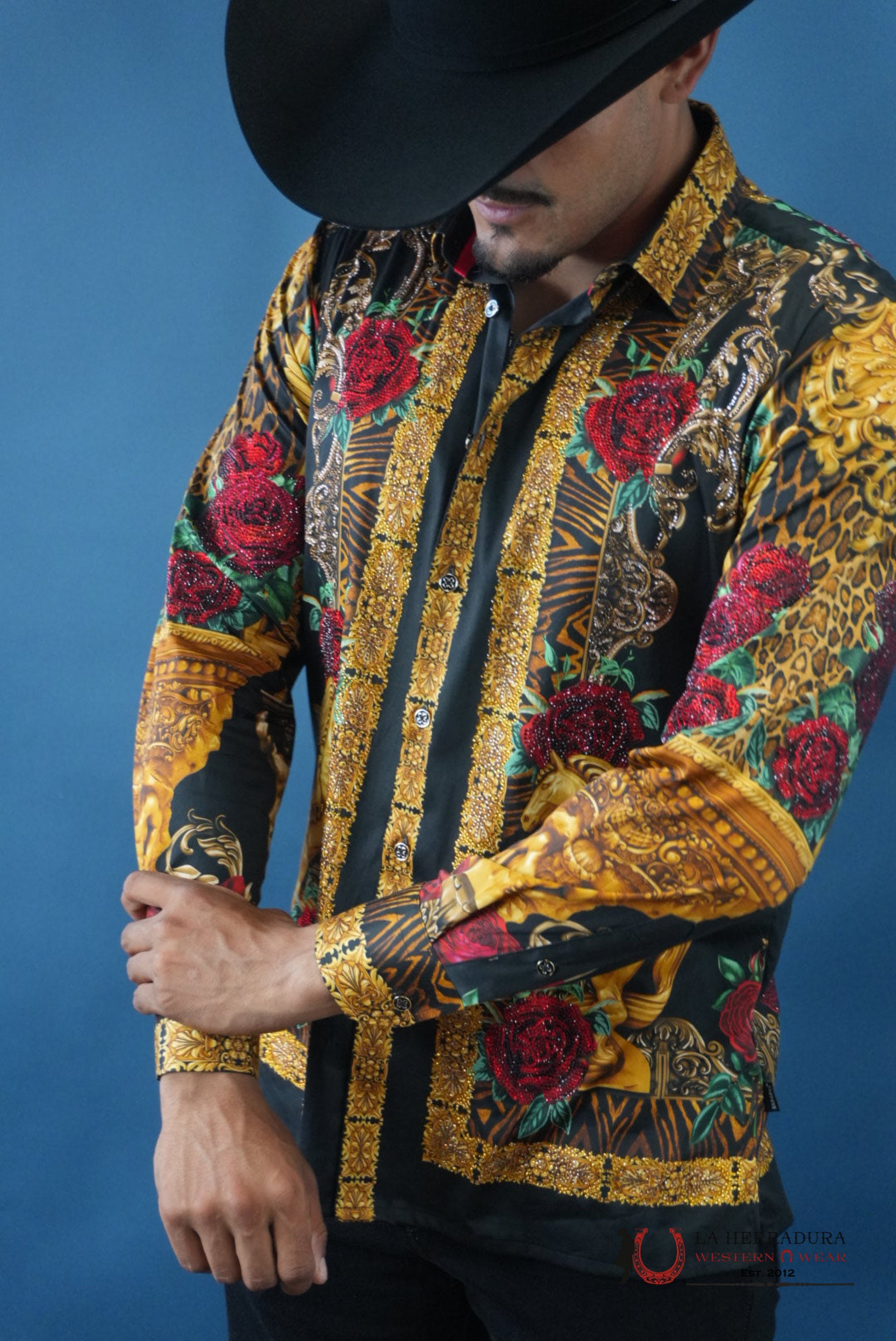 MENS PEDRERIA BLACK GOLD ROSAS 418 ROPA HOMBRES