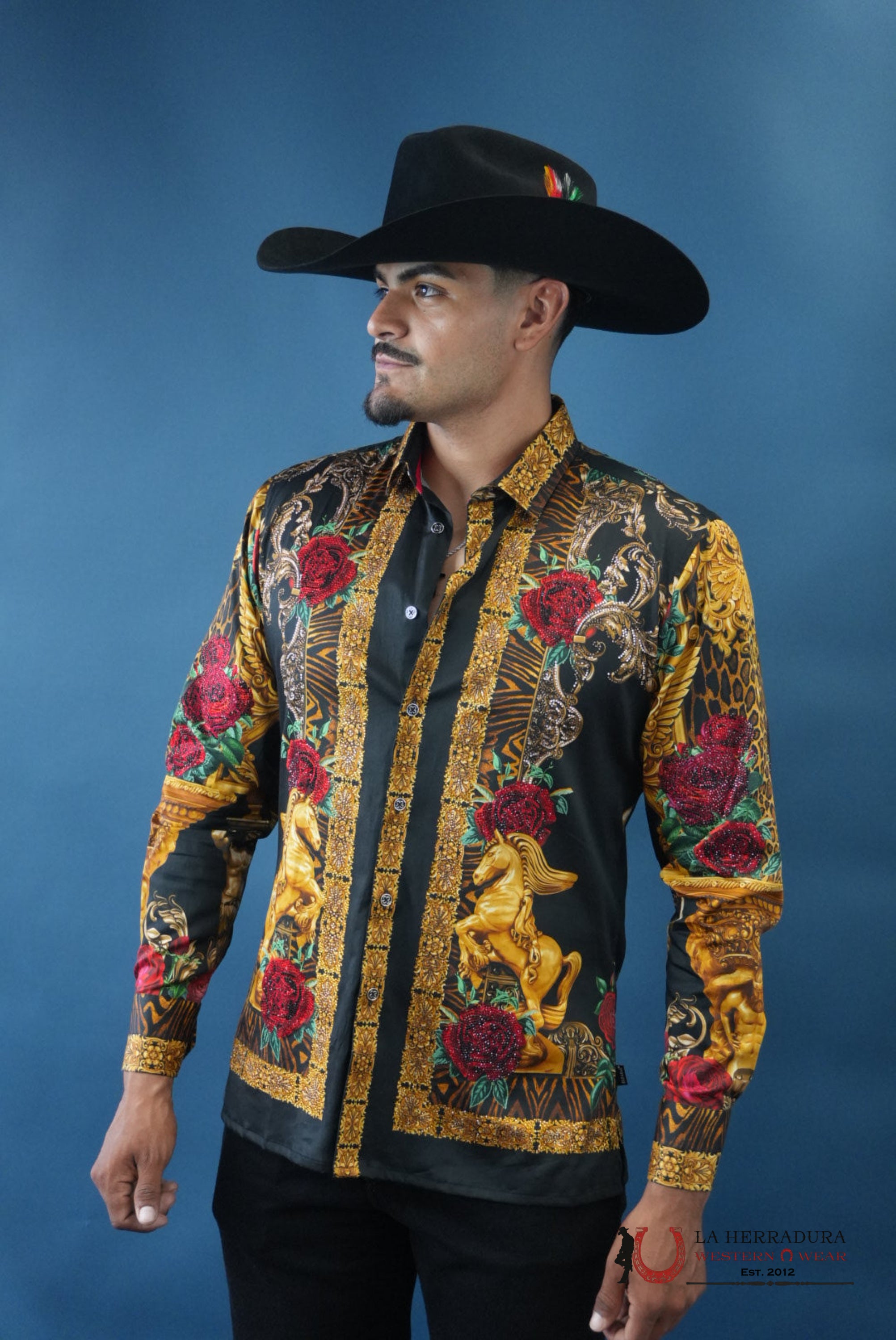 MENS PEDRERIA BLACK GOLD ROSAS 418 ROPA HOMBRES