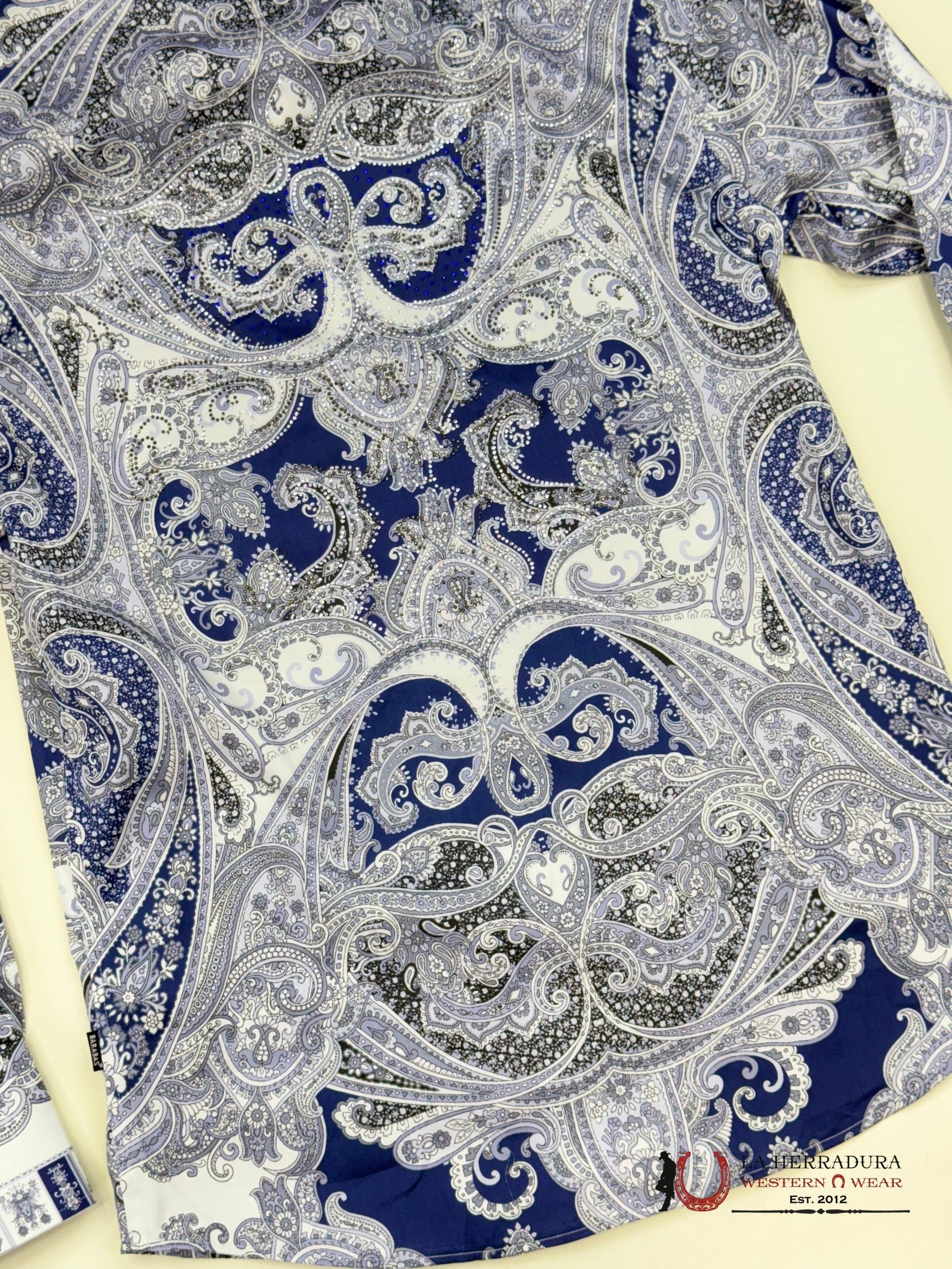 MENS PEDRERIA BLUE MARMOL PR10 LONG SLEEVE SHIRT ROPA HOMBRES