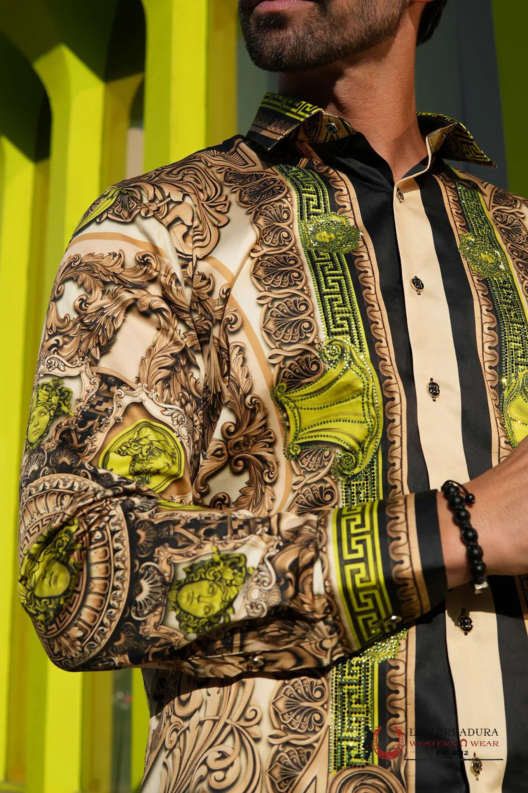 MENS PEDRERIA KHAKI JOYA LONG SLEEVE SHIRT 3SPR416 ROPA HOMBRES