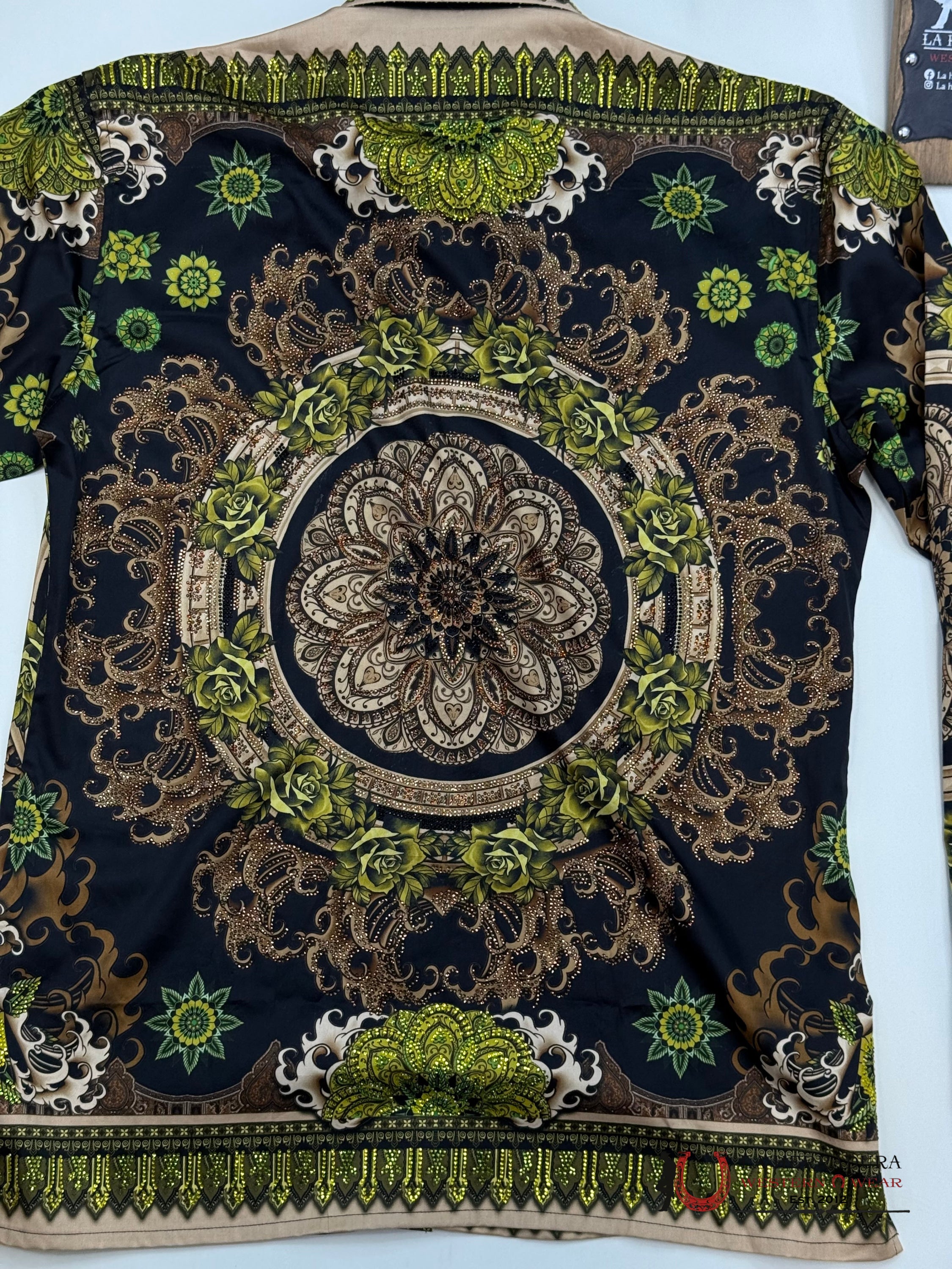 MENS PEDRERIA LIME AND GOLD PR413 ROPA HOMBRES