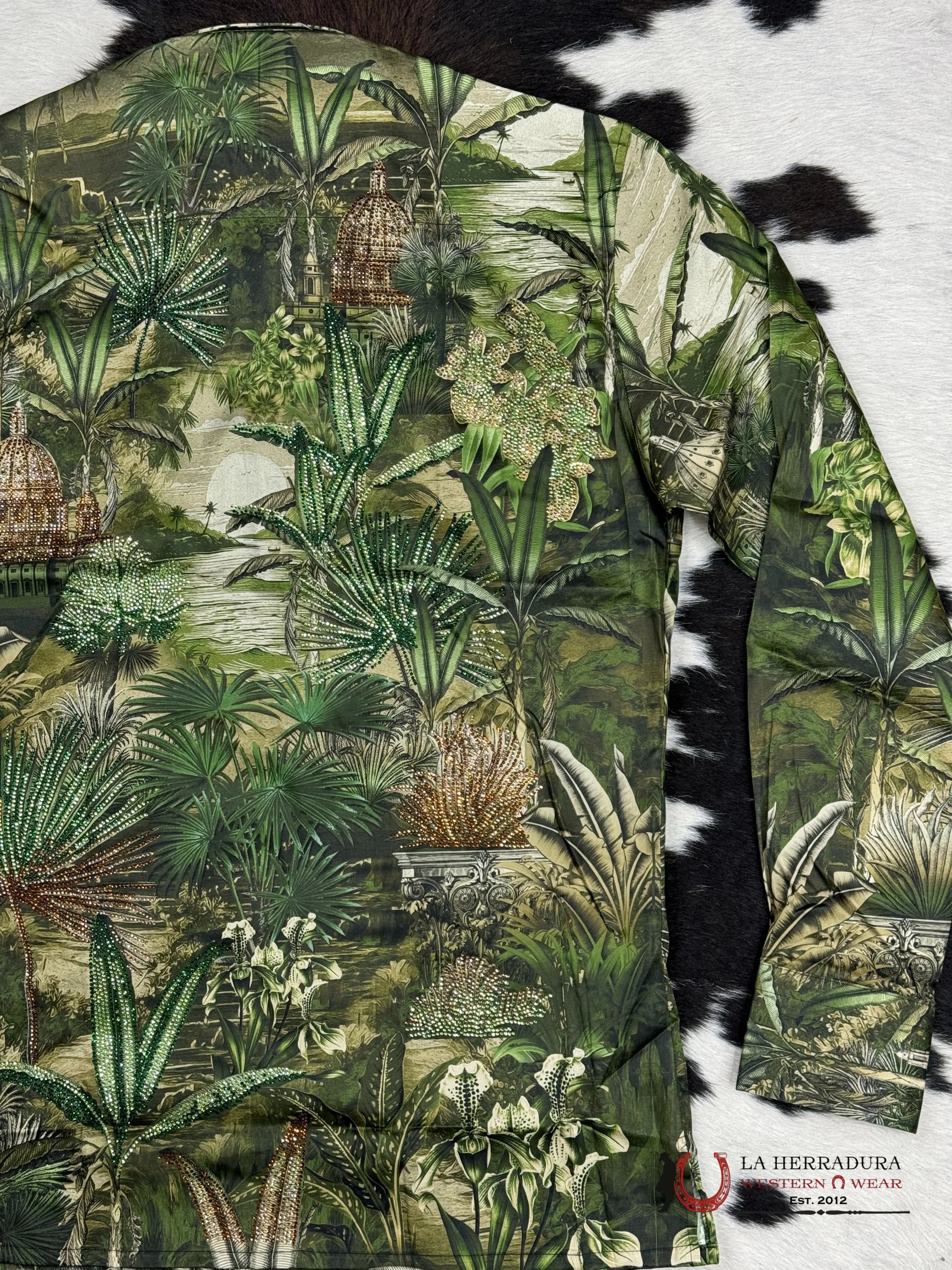 Barabas Pedrería Oli-Olive 425 Long Sleeve Shirt Ropa Hombres