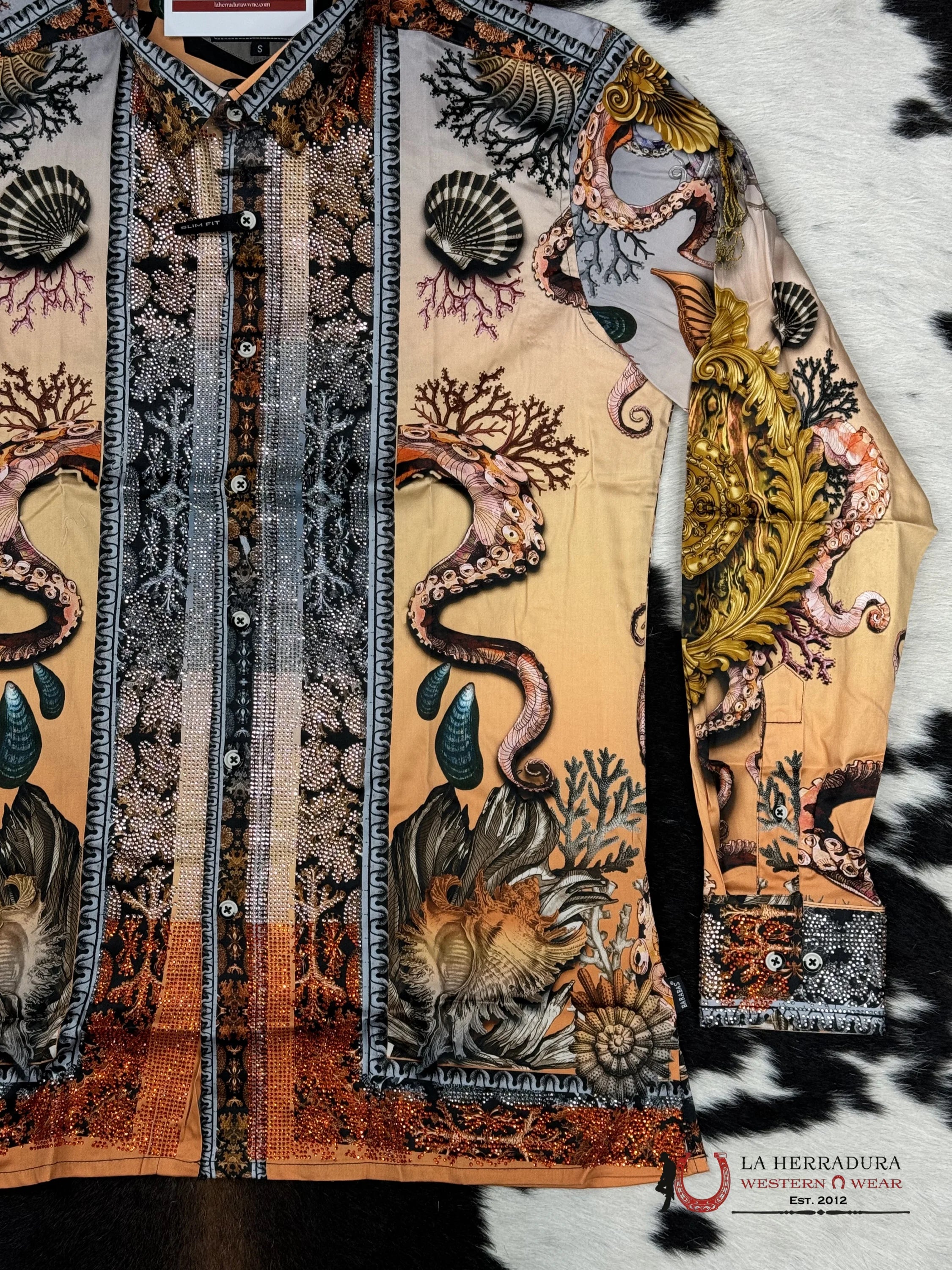 Barabas Pch -Peach 417 Long Sleeve Shirt Ropa Hombres