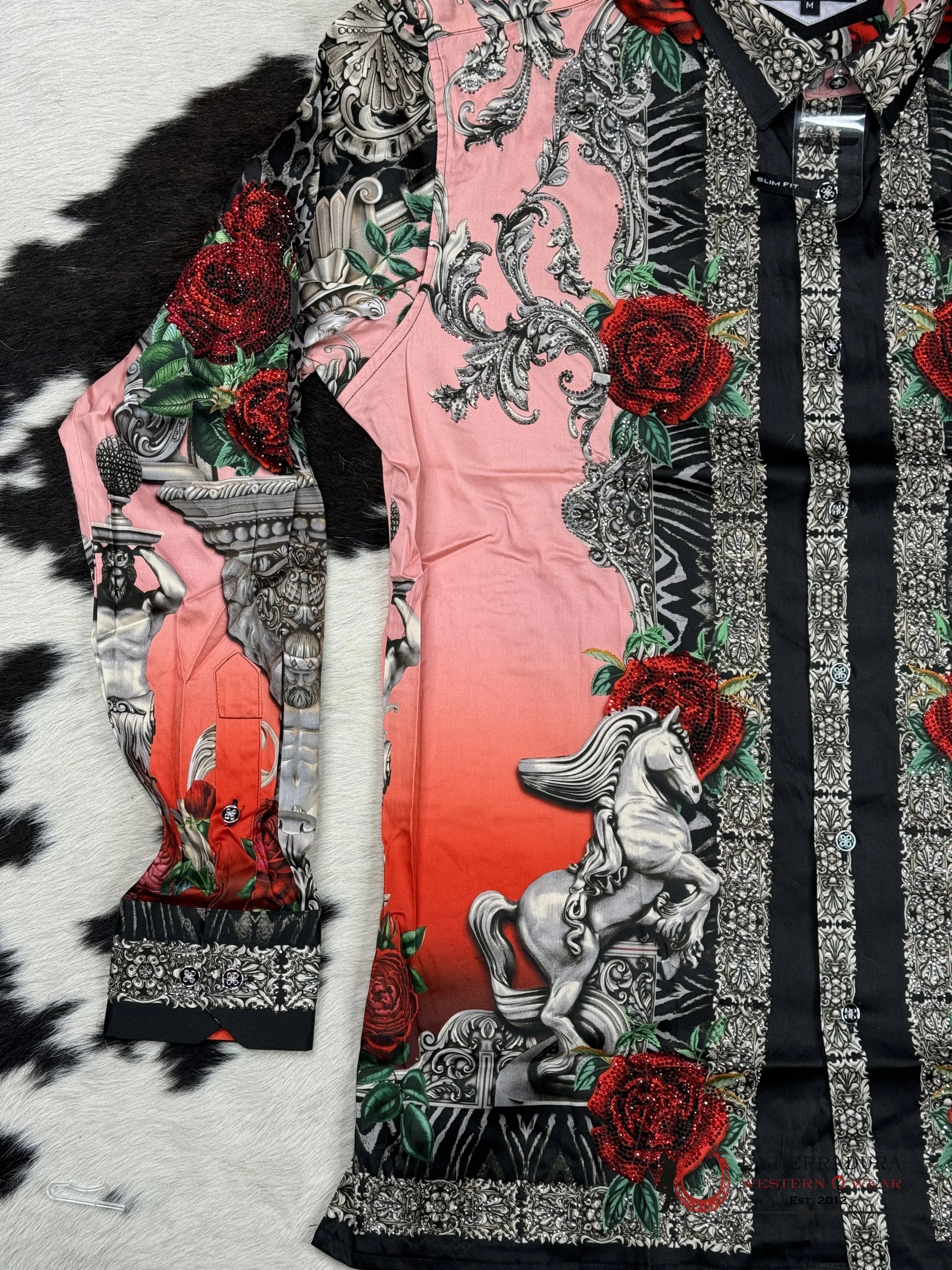 Barabas Pnk-Pink 418 Long Sleeve Shirt Ropa Hombres