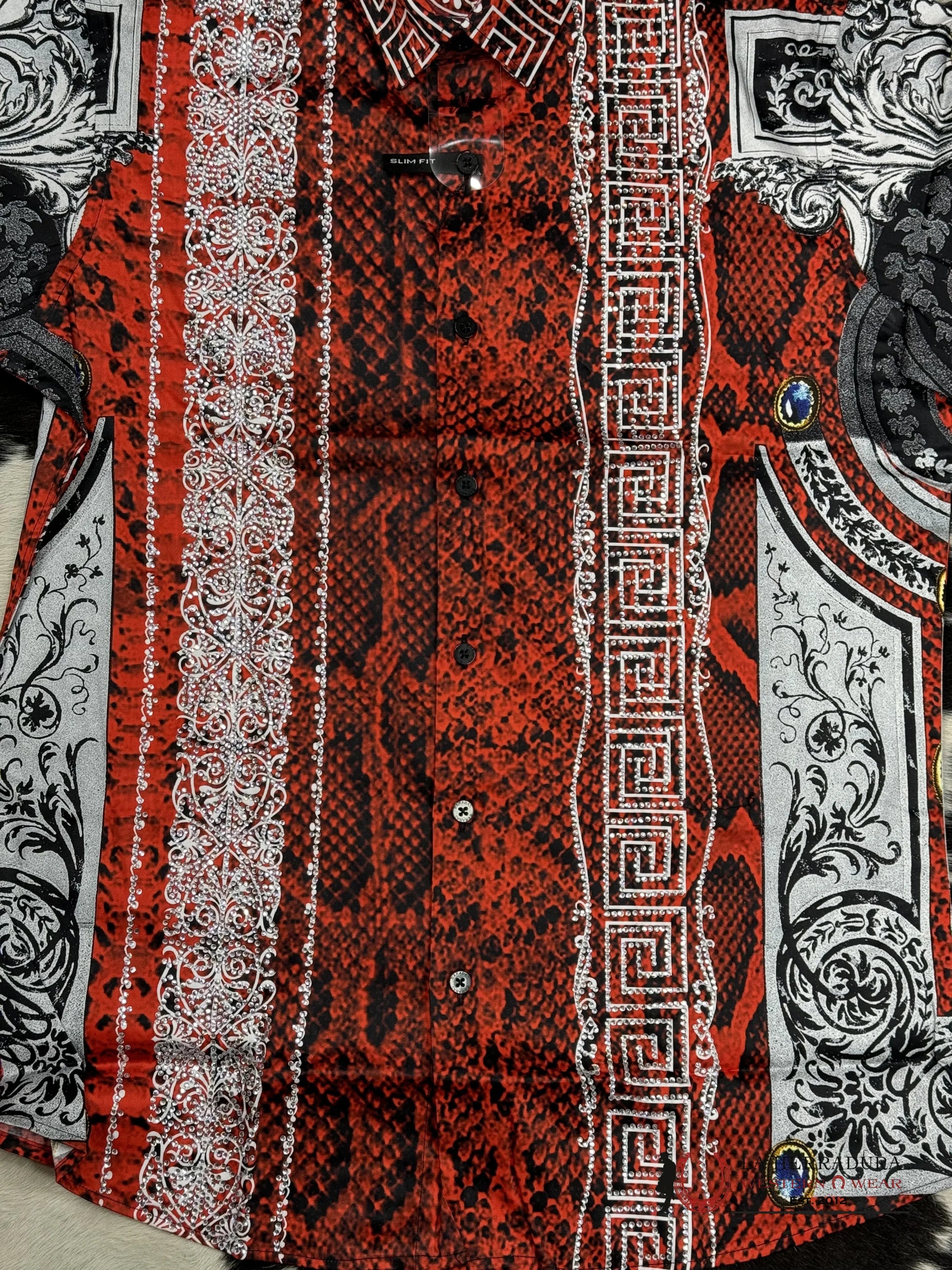 Barabas Red-Red 962 Long Sleeve Shirt Ropa Hombres