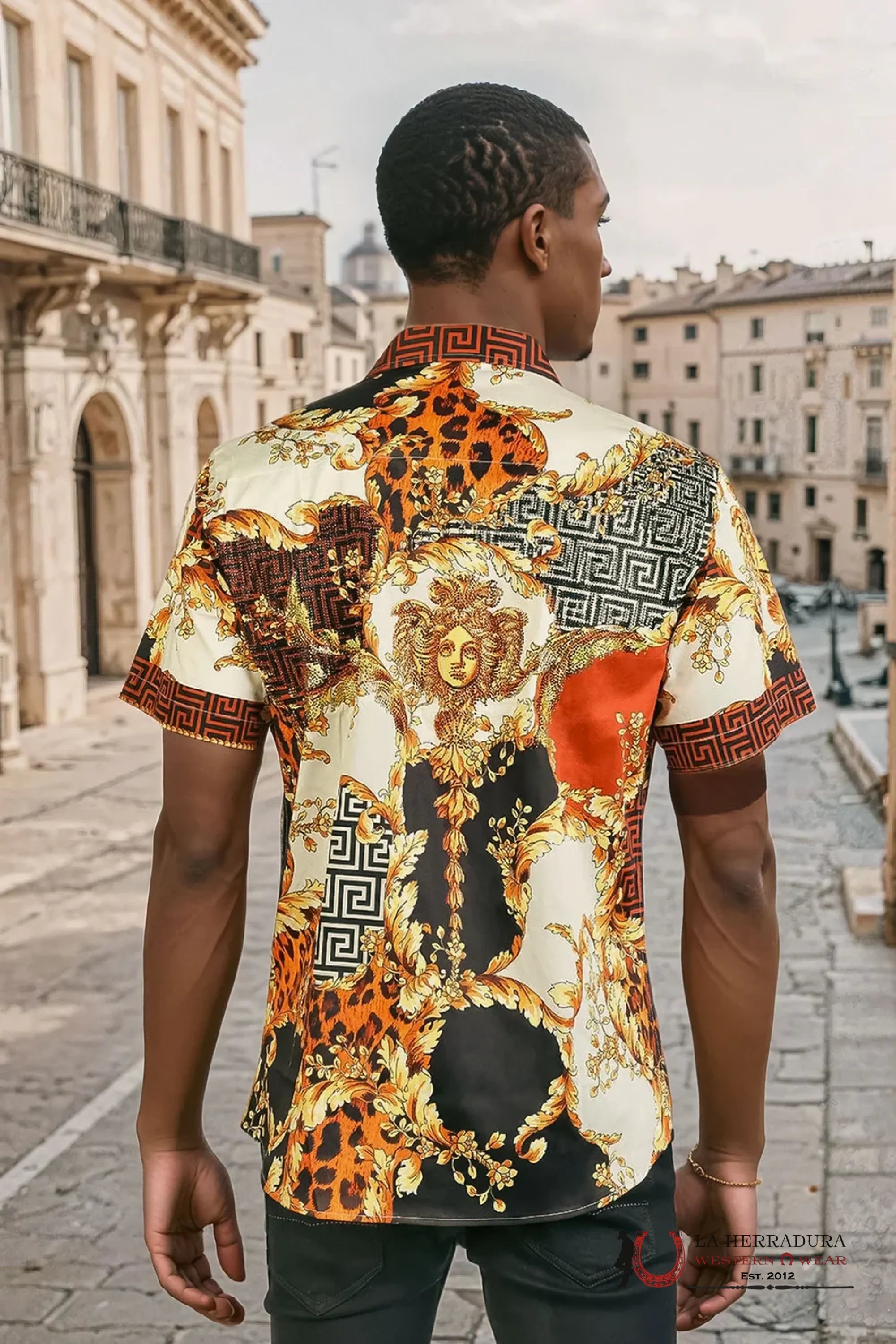 MENS PEDRERIA SADDLE LONG SLEEVE SHIRT SSR01 ROPA HOMBRES