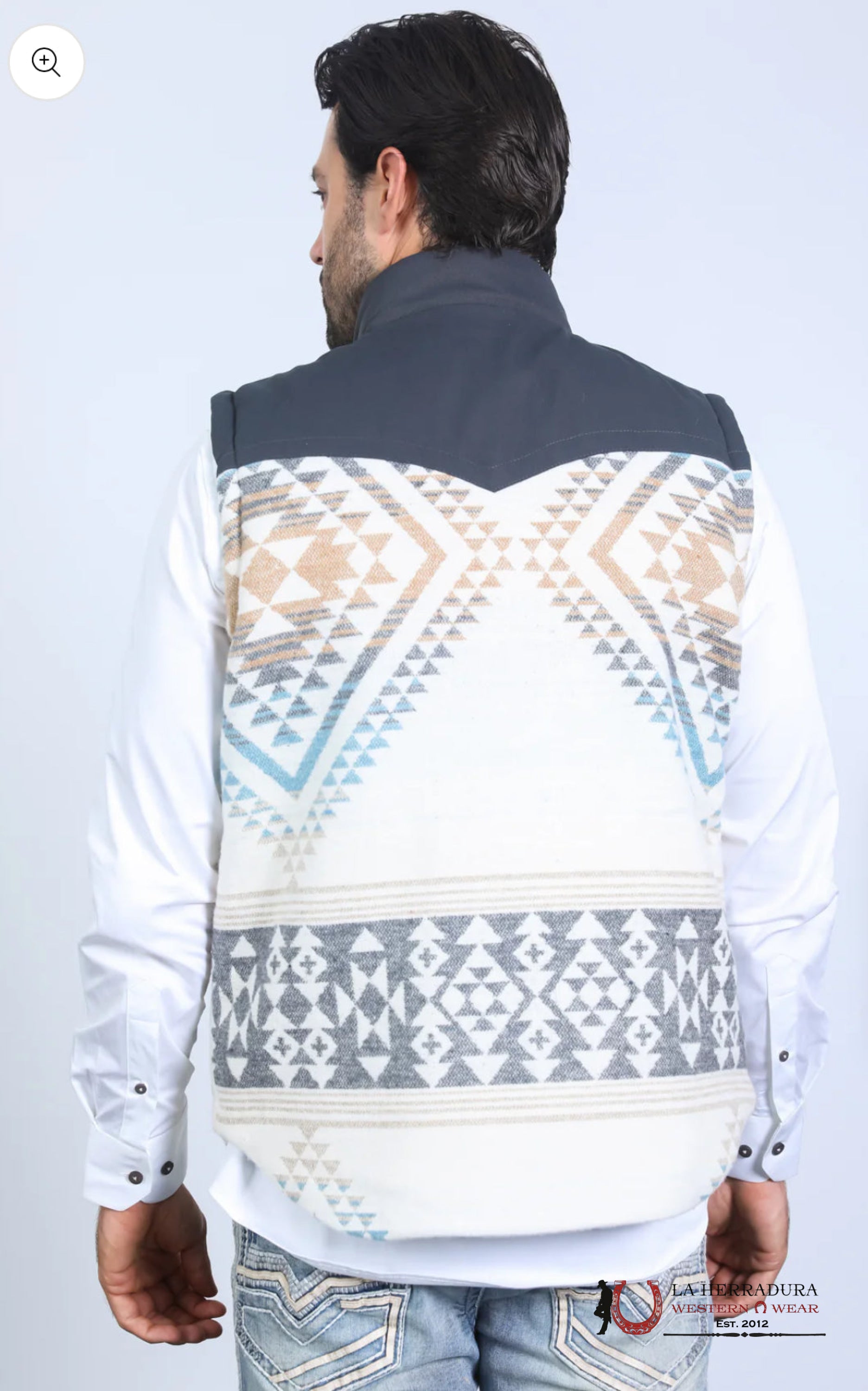 Men’s Platini Vest Charcol/ Aztec- Azv10342 Ropa Hombres
