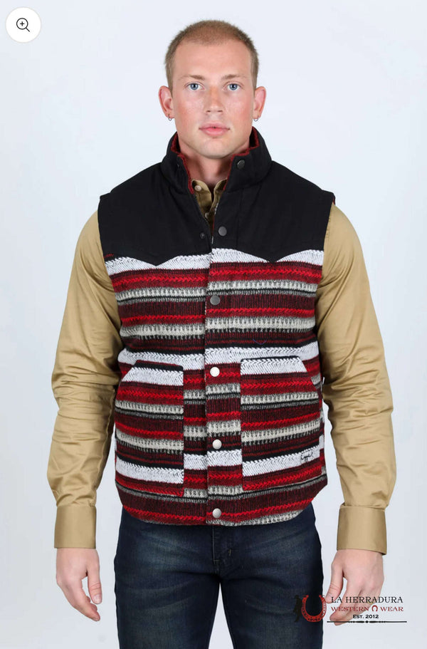 MEN’S PLATINI VEST RED/ AZTEC- AZV9379