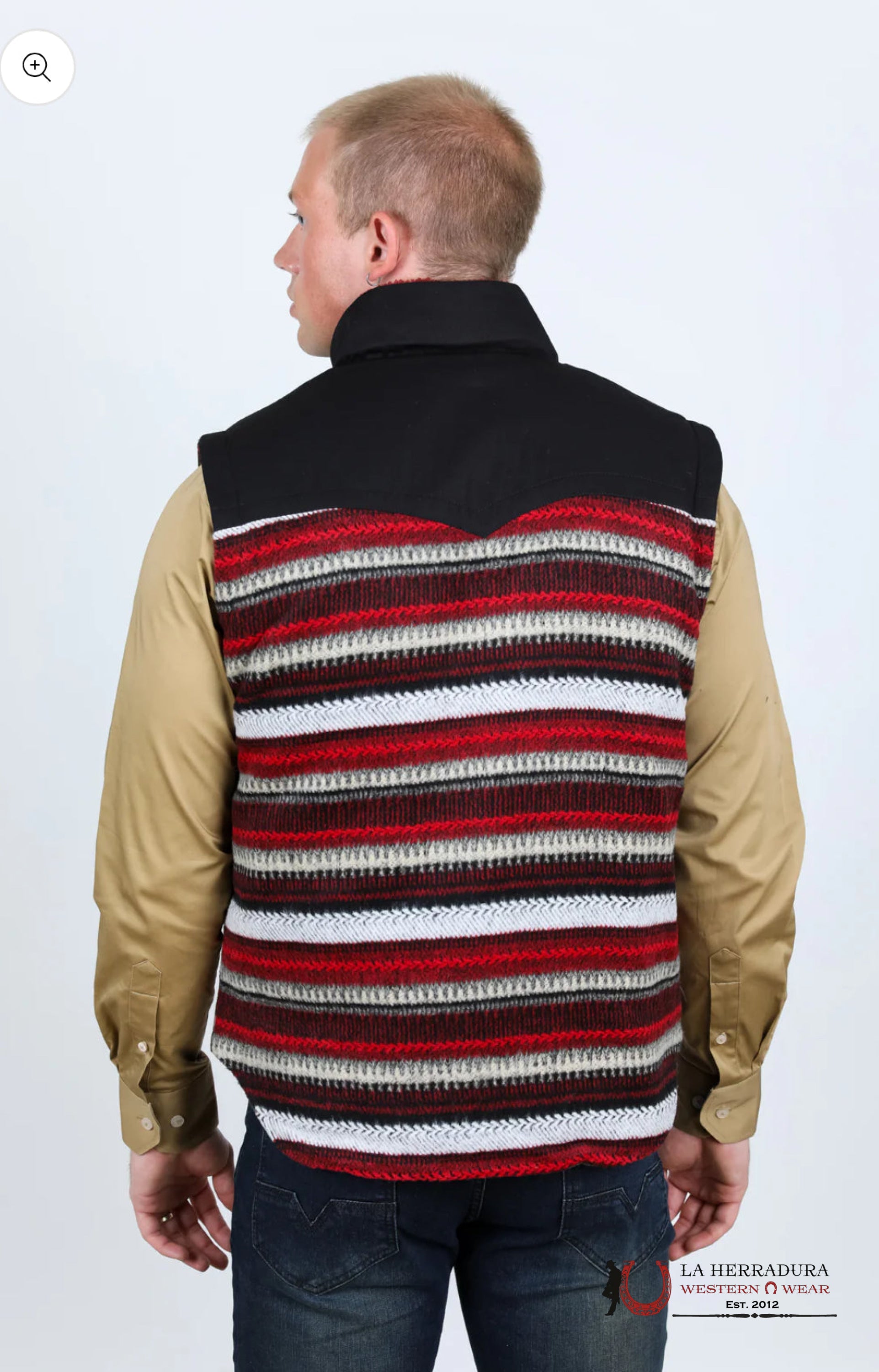 Men’s Platini Vest Red/ Aztec- Azv9379 Ropa Hombres