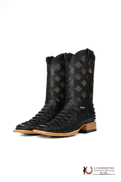 MENS PYTHON MEGA CLON NEGRO MATE NUEVA PUNTA CUADRADA
