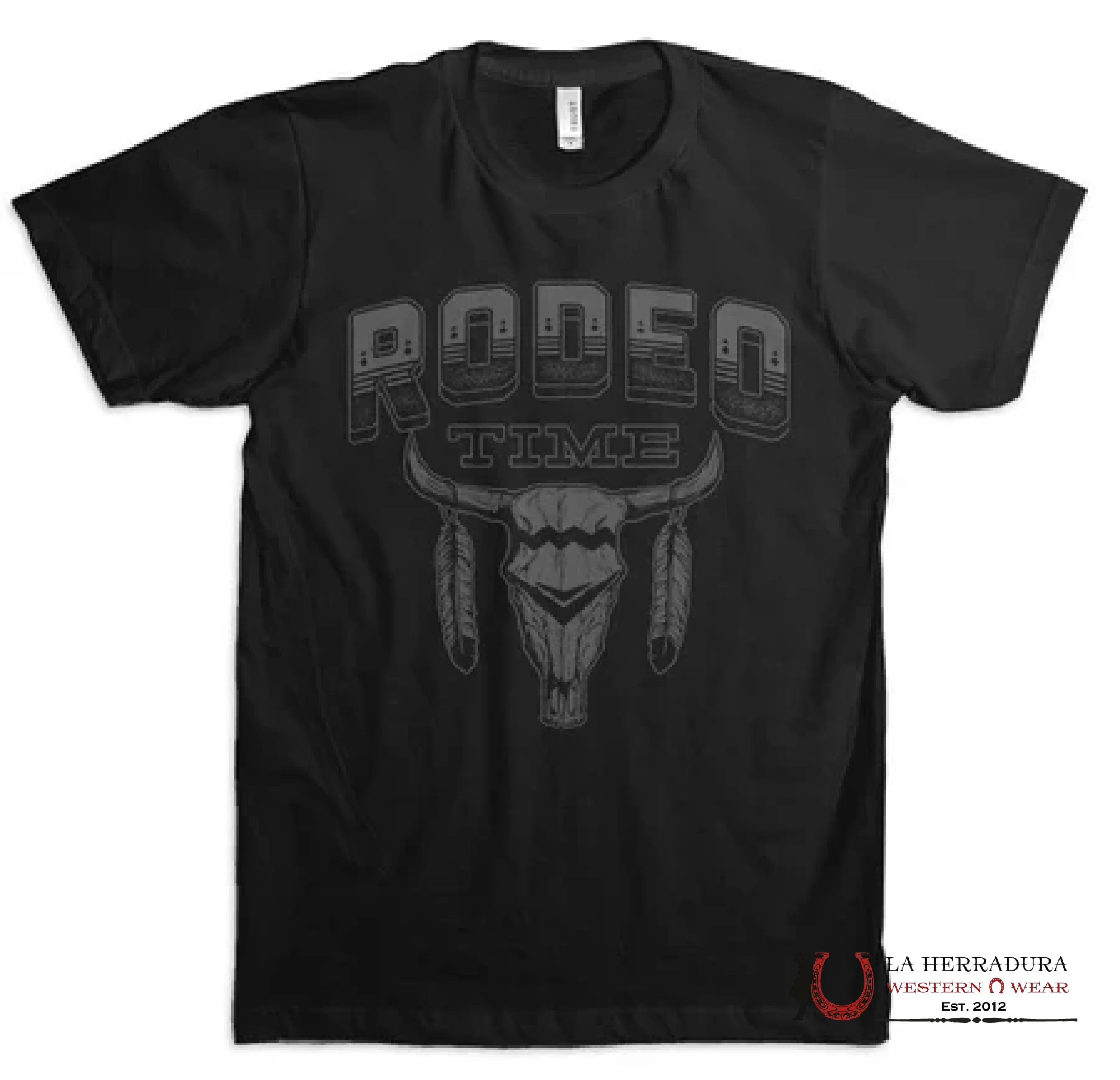 MENS RODEO TIME TSHIRT - BULL SHADES OF GREY ROPA HOMBRES