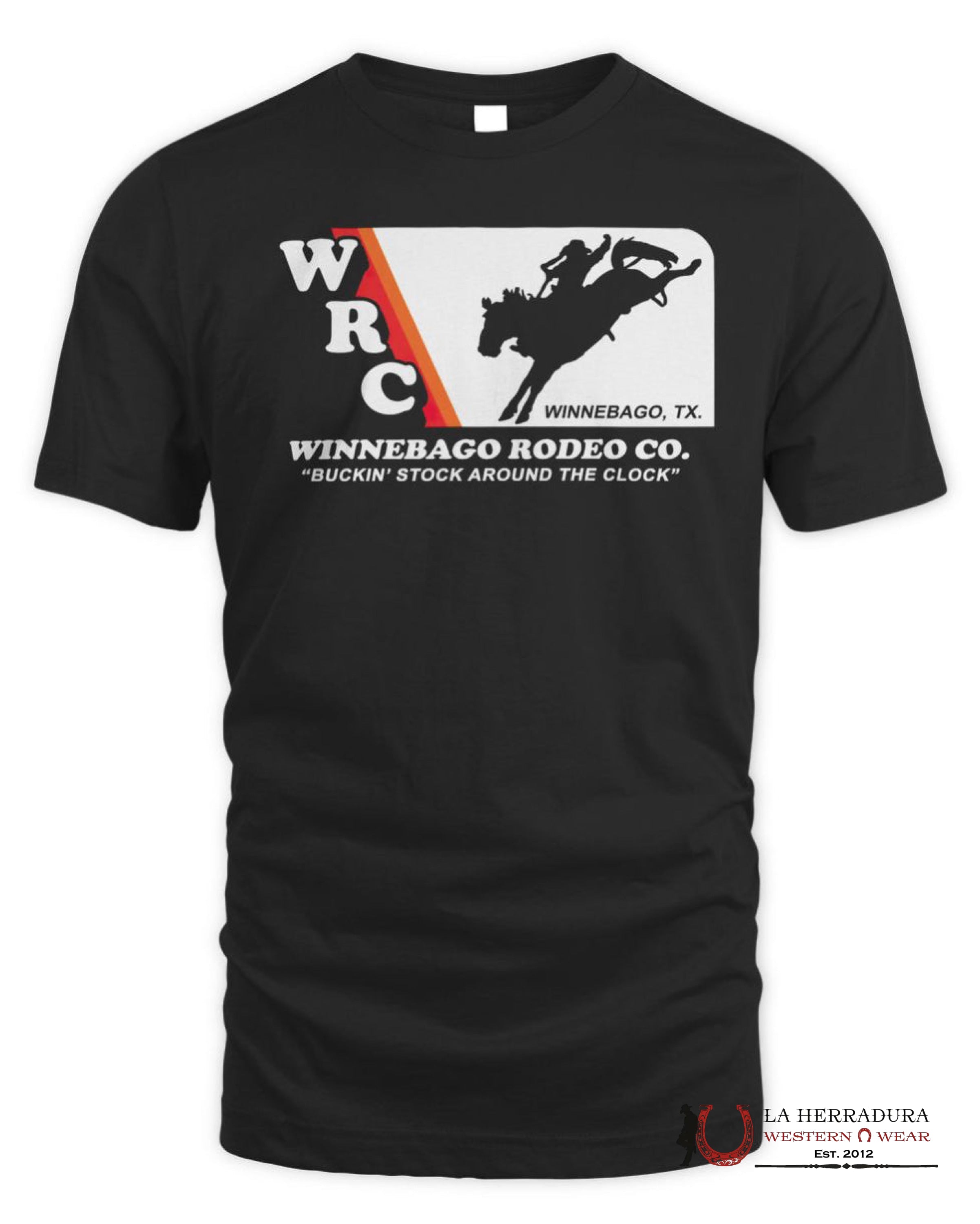 MENS RODEO TIME TSHIRT - WRC PATCH WINNEBAGO RODEO ROPA HOMBRES