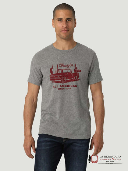 CAMISETA DE HOMBRE WRANGLER ALL AMERICAN PICKUP TRUCK 112328864